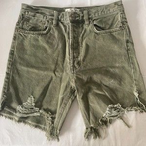 We The Free People Sequoia Shorts in Forest 27